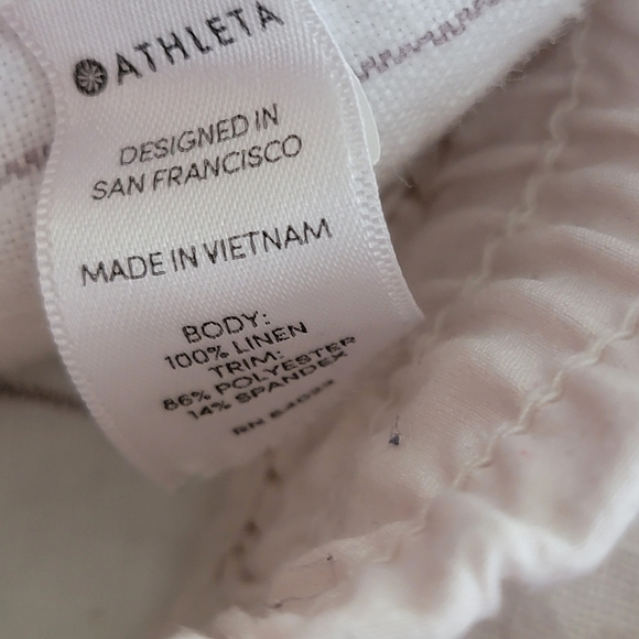 Athleta Stripe Bali Linen Crop - Picture 6 of 10